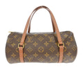 Louis Vuitton Papillon Handbag Monogram Canvas Brown Canvas Handbag ( )