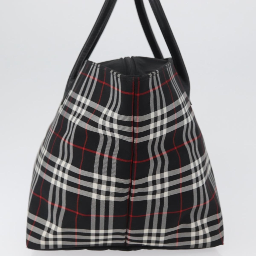 Burberry Nova Check Handbag Nylon Black Nylon Handbag (Authentic  )