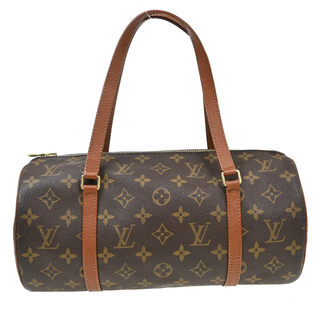 Louis Vuitton Papillon Handbag Monogram Canvas Brown Canvas Handbag ( )