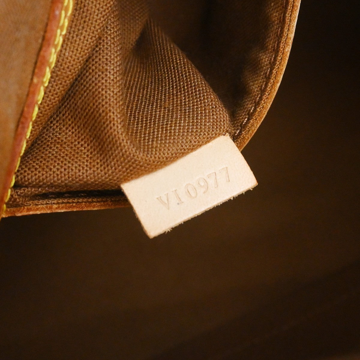 Louis Vuitton Alma Handbag Monogram Canvas Brown Canvas Handbag ( )