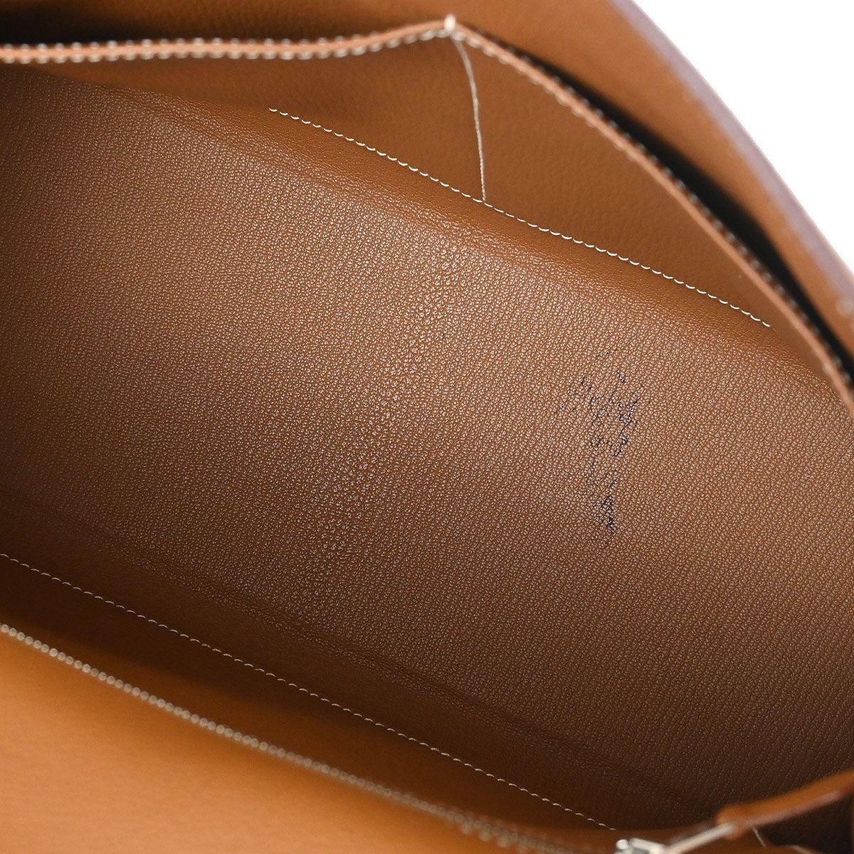 Hermes Kelly Handbag Brown Togo With Palladium Hardware Brown Leather Handbag ( )