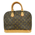 Louis Vuitton Alma Handbag Monogram Canvas Brown Canvas Handbag ( )