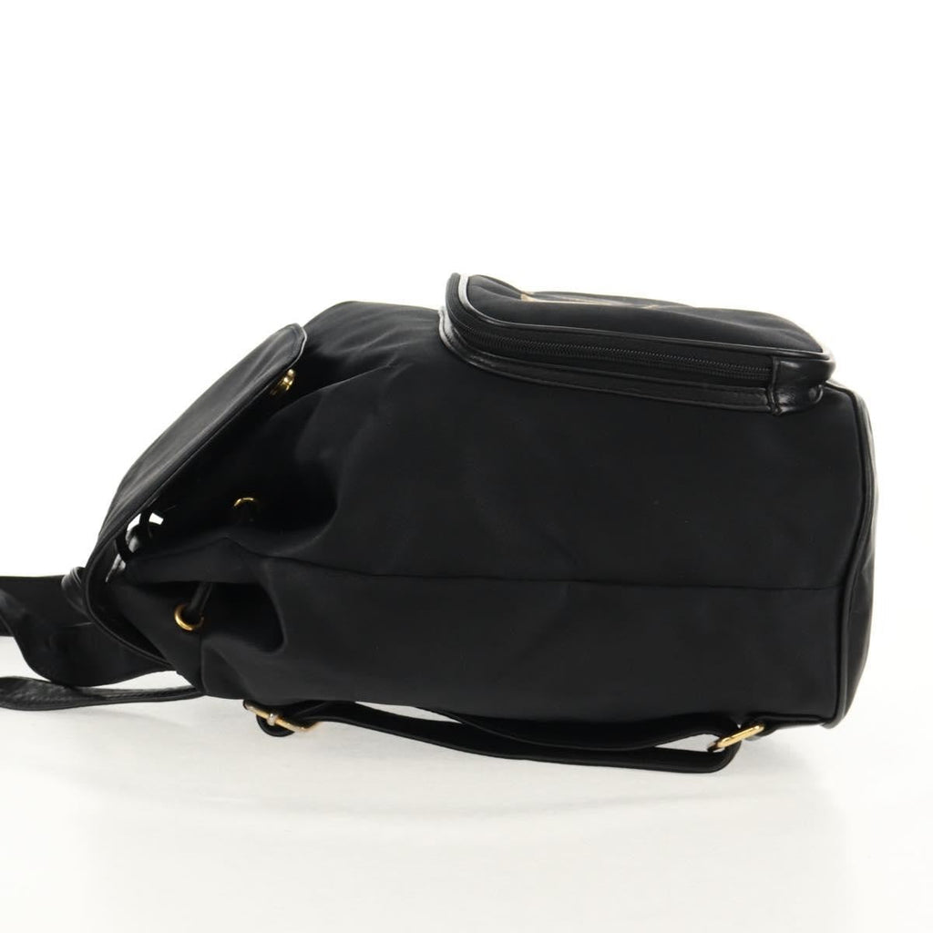 Valentino Garavani Backpack Nylon Black Nylon Backpack Bag (Authentic  )