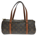Louis Vuitton Papillon Handbag Monogram Canvas Brown Canvas Handbag ( )