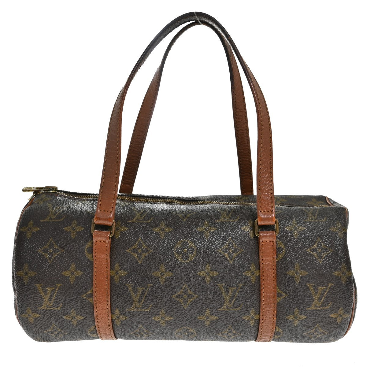 Louis Vuitton Papillon Handbag Monogram Canvas Brown Canvas Handbag ( )