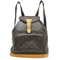 Louis Vuitton Vintage Montsouris Backpack Monogram Canvas Brown Canvas Backpack Bag ( )