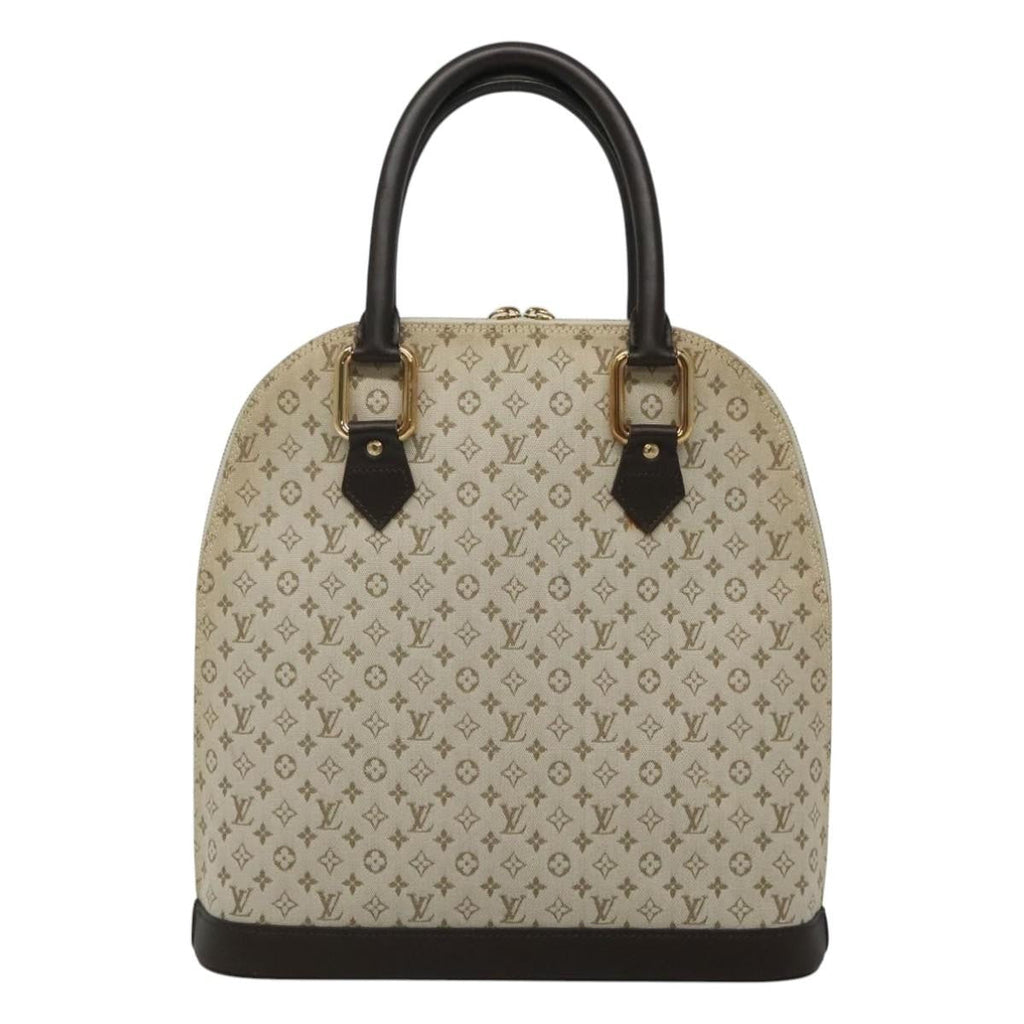 Louis Vuitton Alma Handbag Mini Lin Monogram Khaki Canvas Handbag ( )