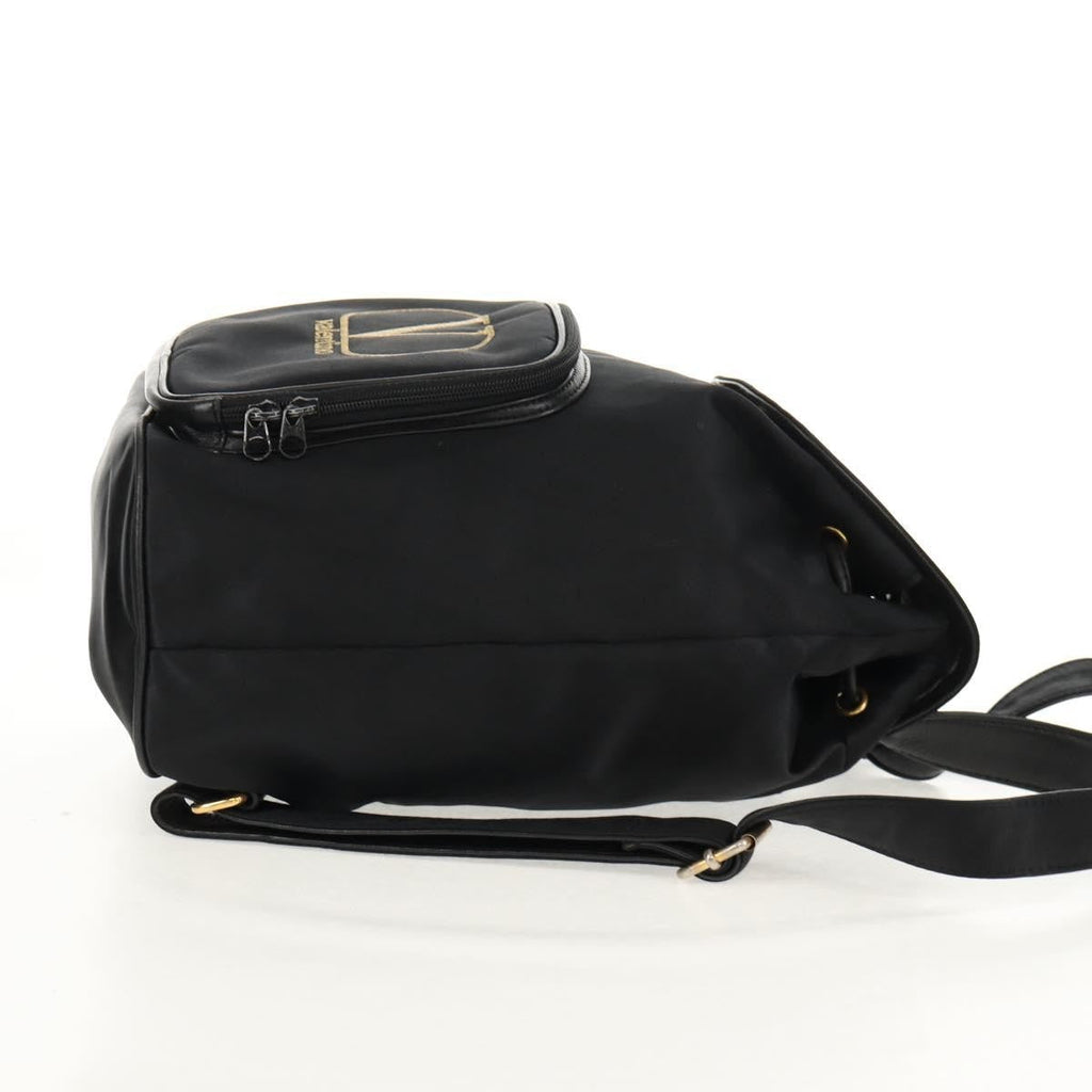 Valentino Garavani Backpack Nylon Black Nylon Backpack Bag (Authentic  )