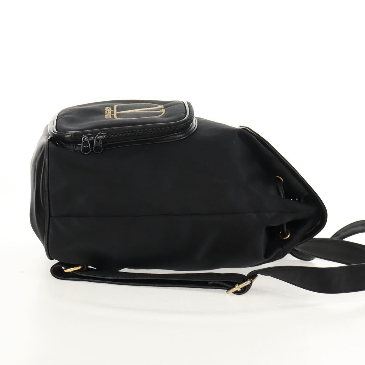 Valentino Garavani Backpack Nylon Black Nylon Backpack Bag (Authentic  )