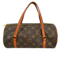 Louis Vuitton Papillon Handbag Monogram Canvas Brown Canvas Handbag ( )