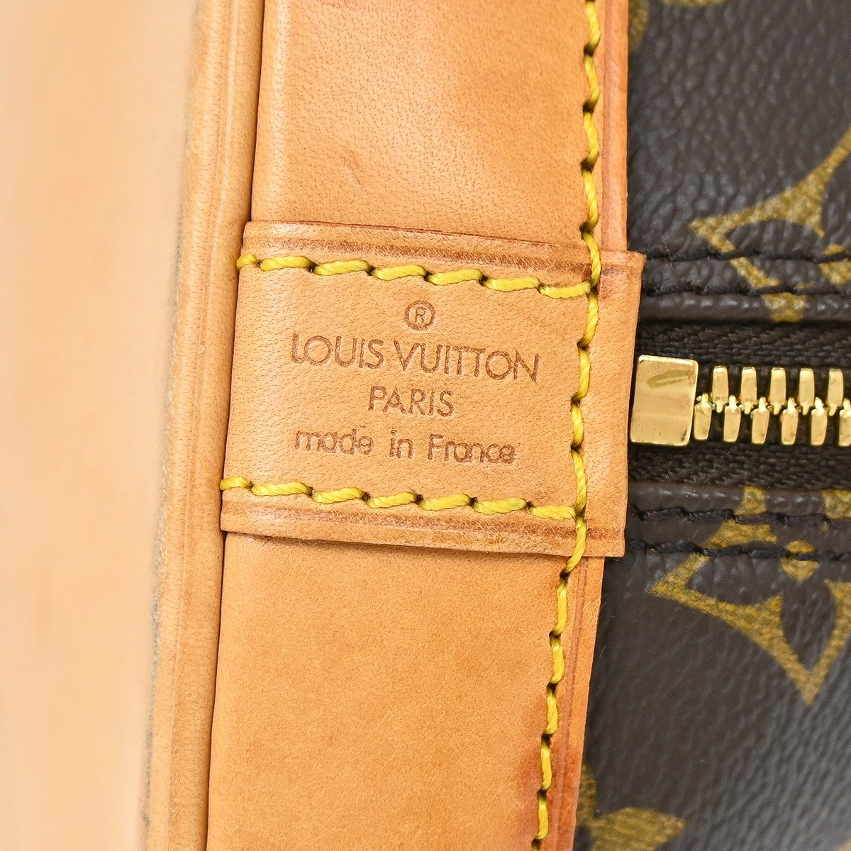 Louis Vuitton Alma Handbag Monogram Canvas Brown Canvas Handbag ( )