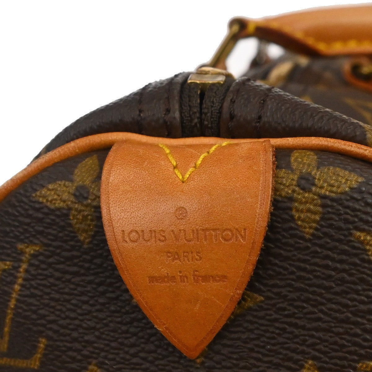 Louis Vuitton Speedy Handbag Monogram Canvas Brown Canvas Handbag ( )