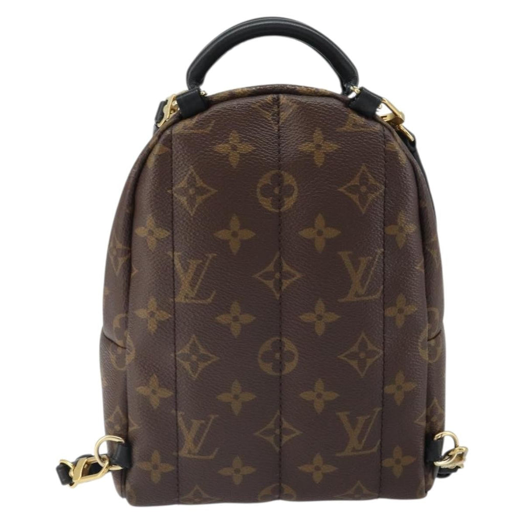 Louis Vuitton Palm Springs Backpack Monogram Canvas Brown Canvas Backpack Bag (Authentic  )