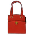 Celine Handbag Leather Red Leather Handbag ( )
