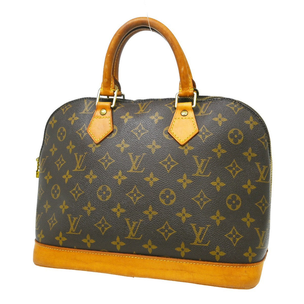 Louis Vuitton Alma Handbag Monogram Canvas Brown Canvas Handbag ( )