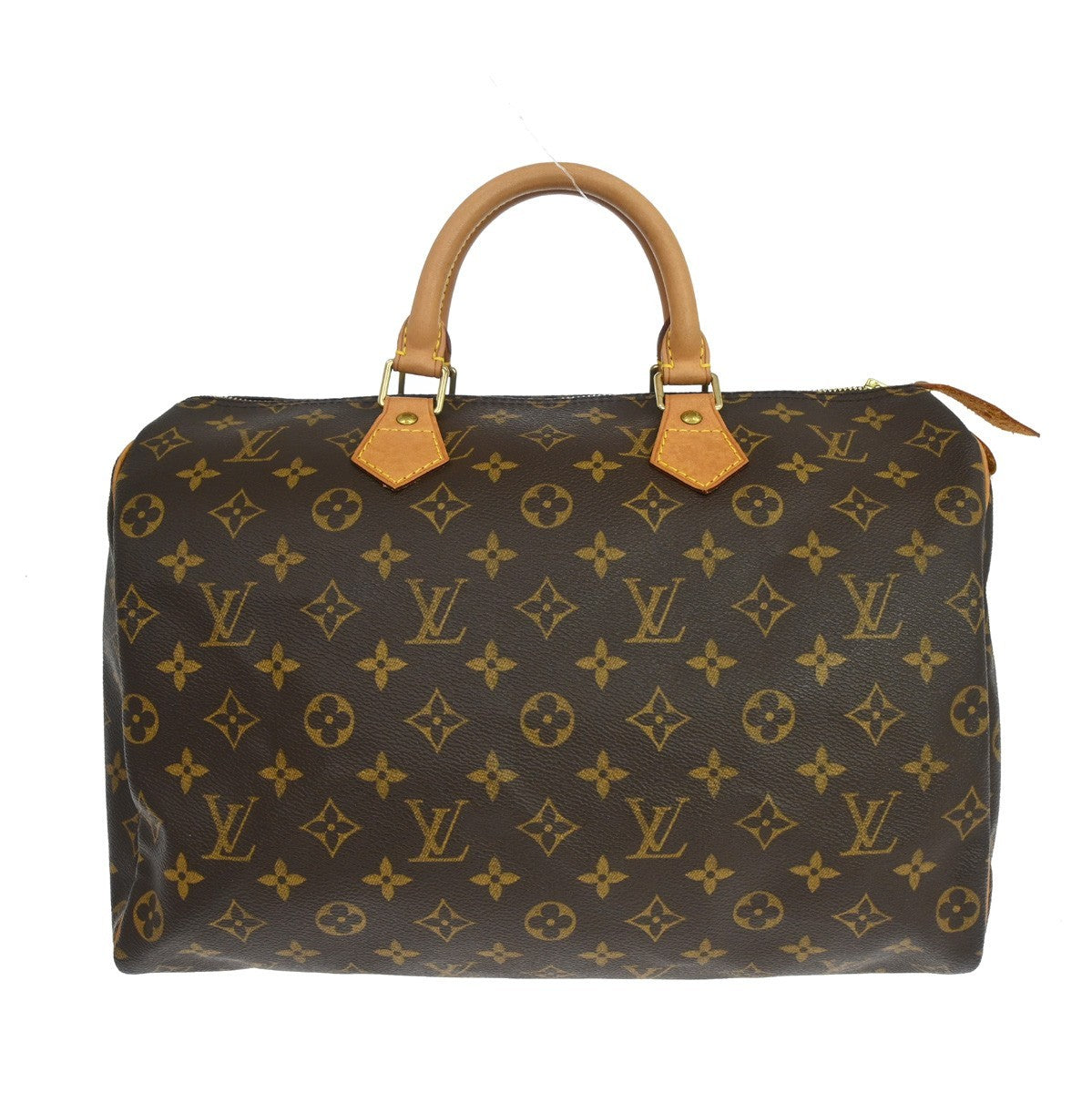 Louis Vuitton Speedy Handbag Monogram Canvas Brown Canvas Handbag ( )