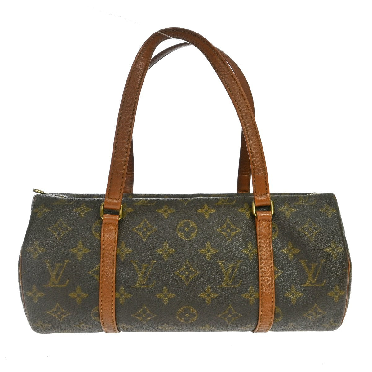 Louis Vuitton Papillon Handbag Monogram Canvas Brown Canvas Handbag ( )