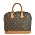 Louis Vuitton Alma Handbag Monogram Canvas Brown Canvas Handbag ( )