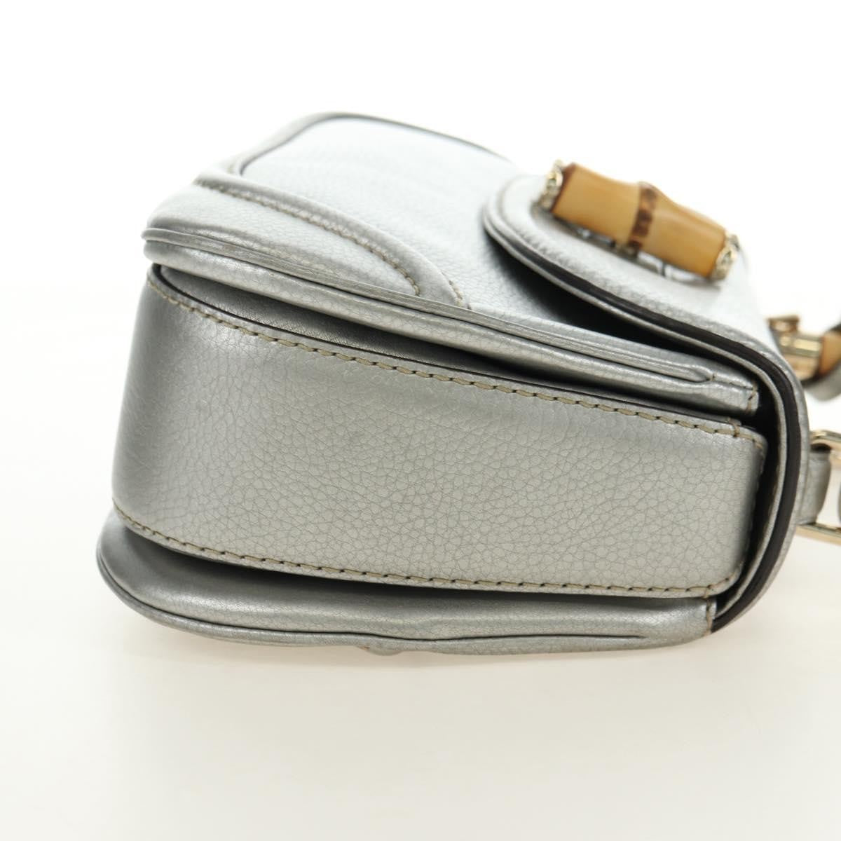 Gucci Vintage Bamboo Top Handle Bag Leather Multicolour Leather Handbag ( )
