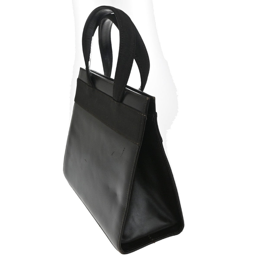 Salvatore Ferragamo Convertible Vara Bow Tote Leather Brown Leather Handbag (Authentic  )