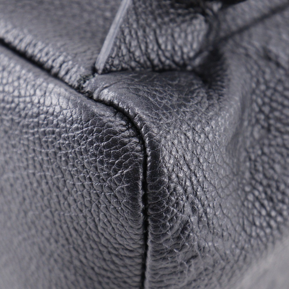 Louis Vuitton Sorbonne Backpack Monogram Empreinte Leather Black Leather Backpack Bag (Authentic  )