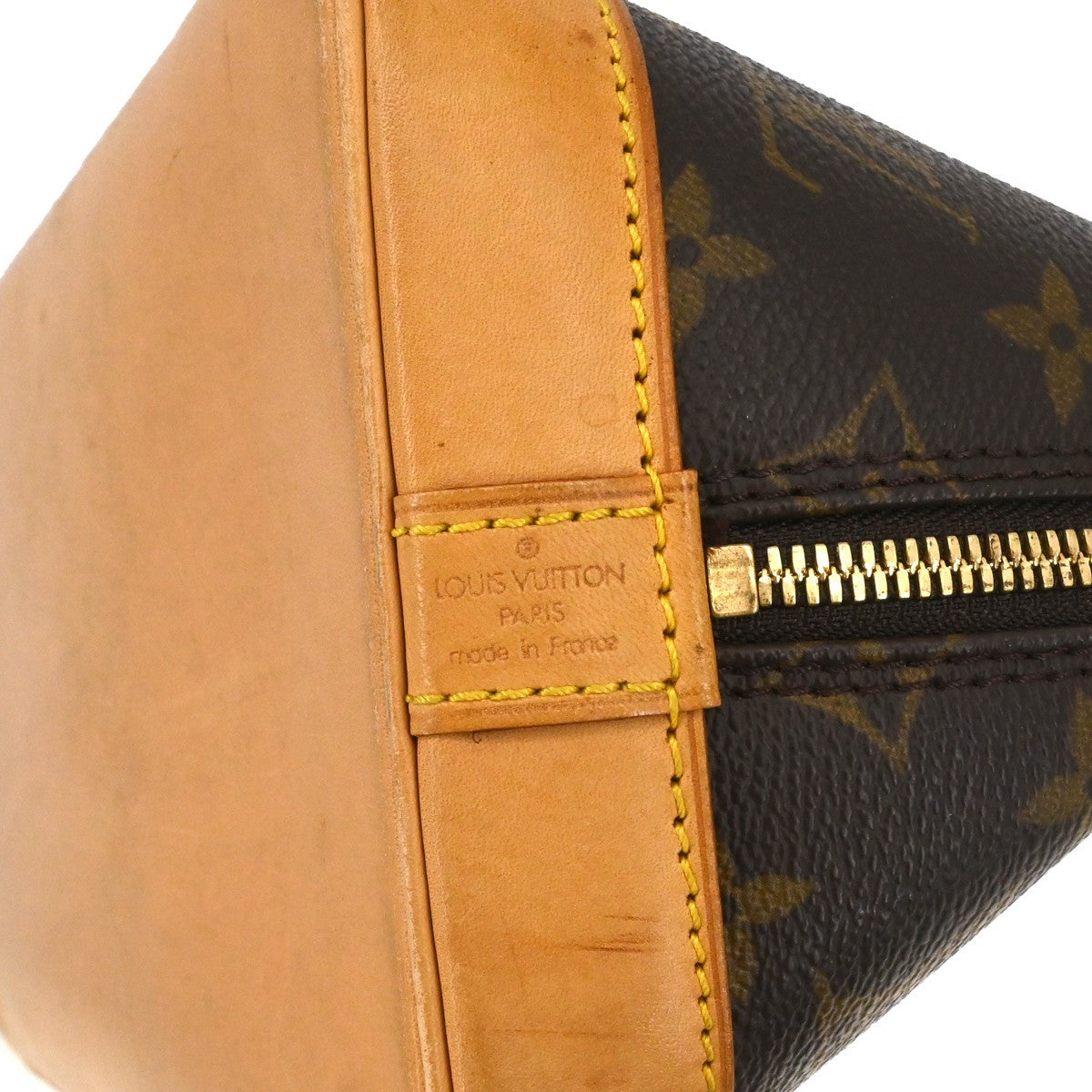 Louis Vuitton Alma Handbag Monogram Canvas Brown Canvas Handbag ( )
