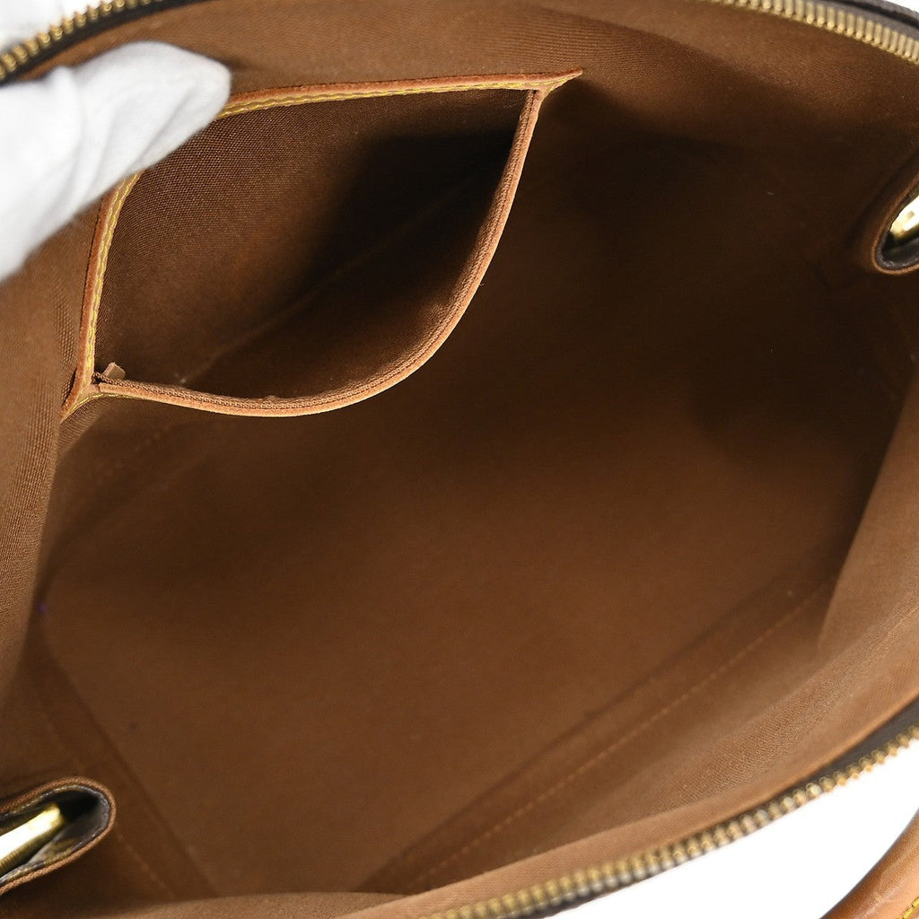 Louis Vuitton Alma Handbag Monogram Canvas Brown Canvas Handbag ( )