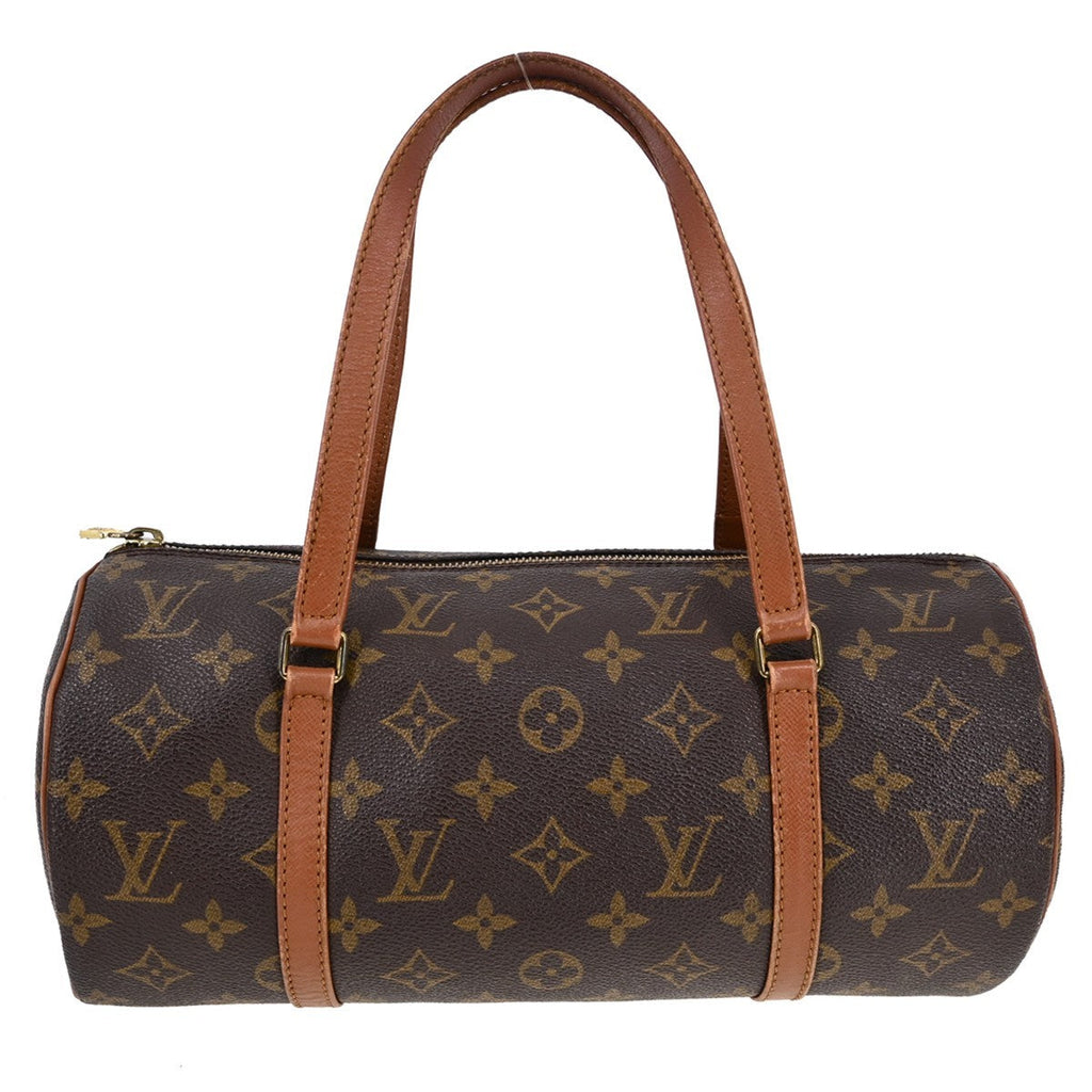 Louis Vuitton Papillon Handbag Monogram Canvas Brown Canvas Handbag ( )