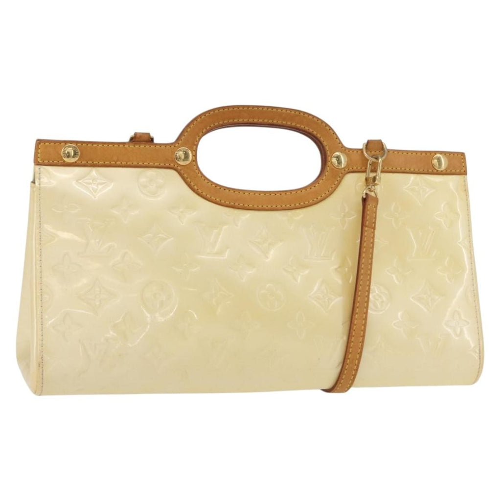 Louis Vuitton Roxbury Drive Handbag Monogram Vernis Yellow Patent_Leather Handbag (Authentic  )