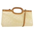 Louis Vuitton Roxbury Drive Handbag Monogram Vernis Yellow Patent_Leather Handbag (Authentic  )