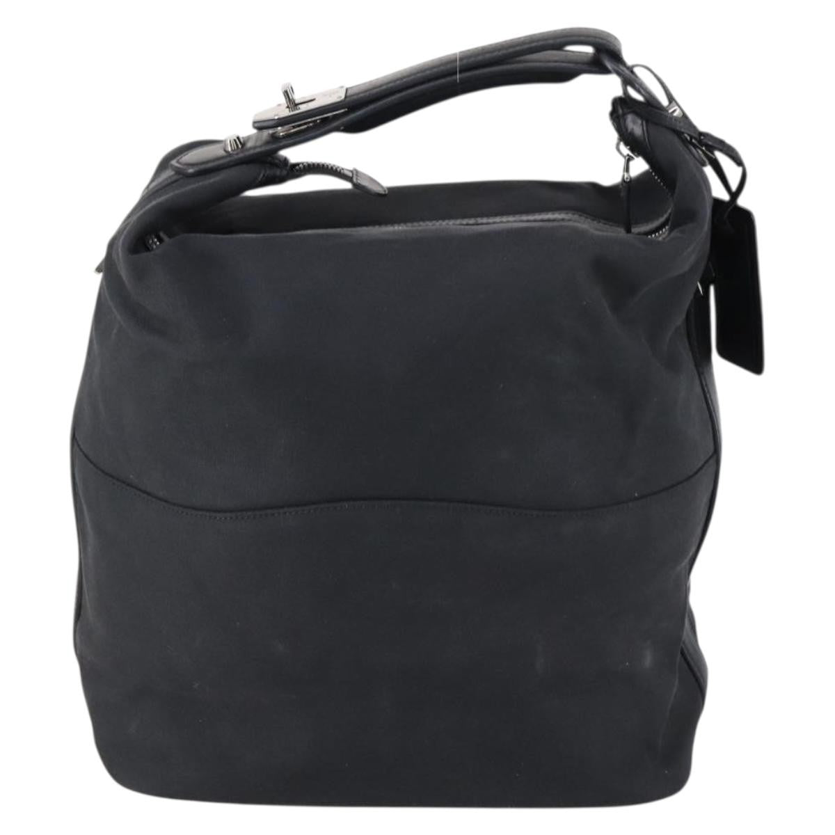 Gucci Vanity Tote Canvas Black Canvas Handbag (Authentic  )