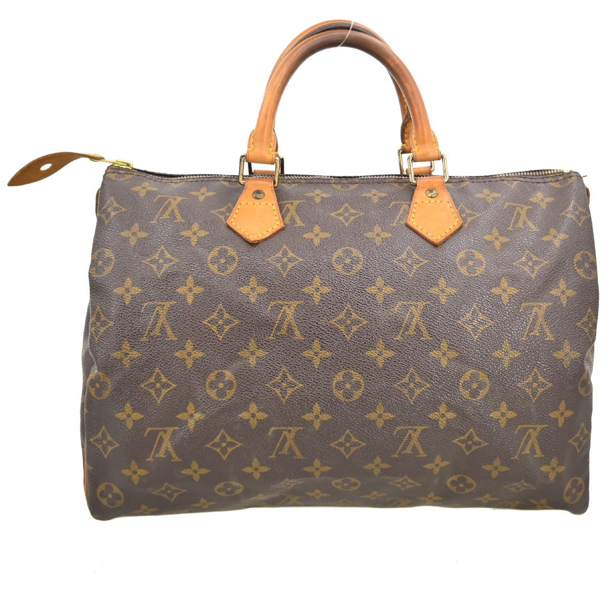 Louis Vuitton Speedy Handbag Monogram Canvas Brown Canvas Handbag ( )