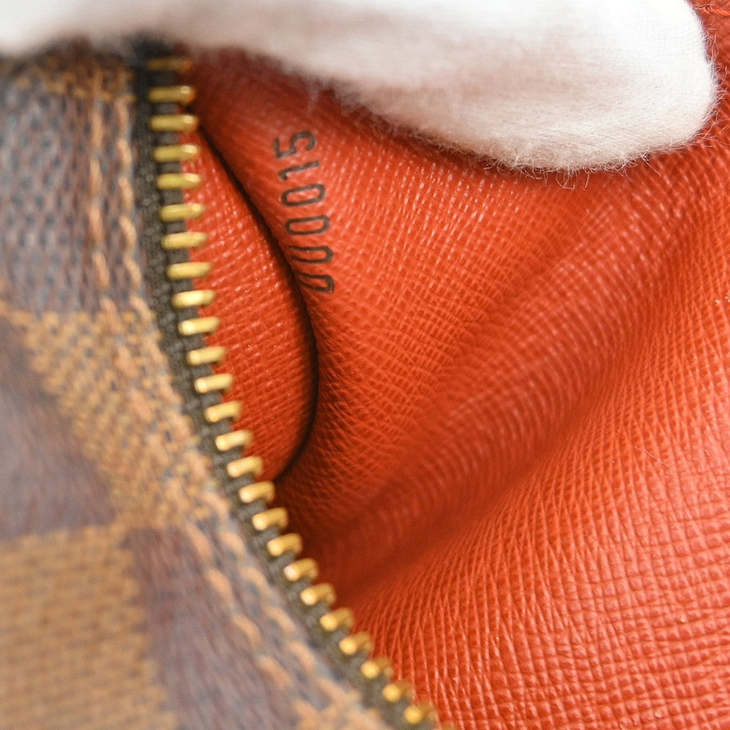 Louis Vuitton Papillon Handbag Damier Brown Canvas Handbag ( )