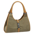 Gucci Vintage Jackie Handbag Canvas Beige Canvas Handbag ( )