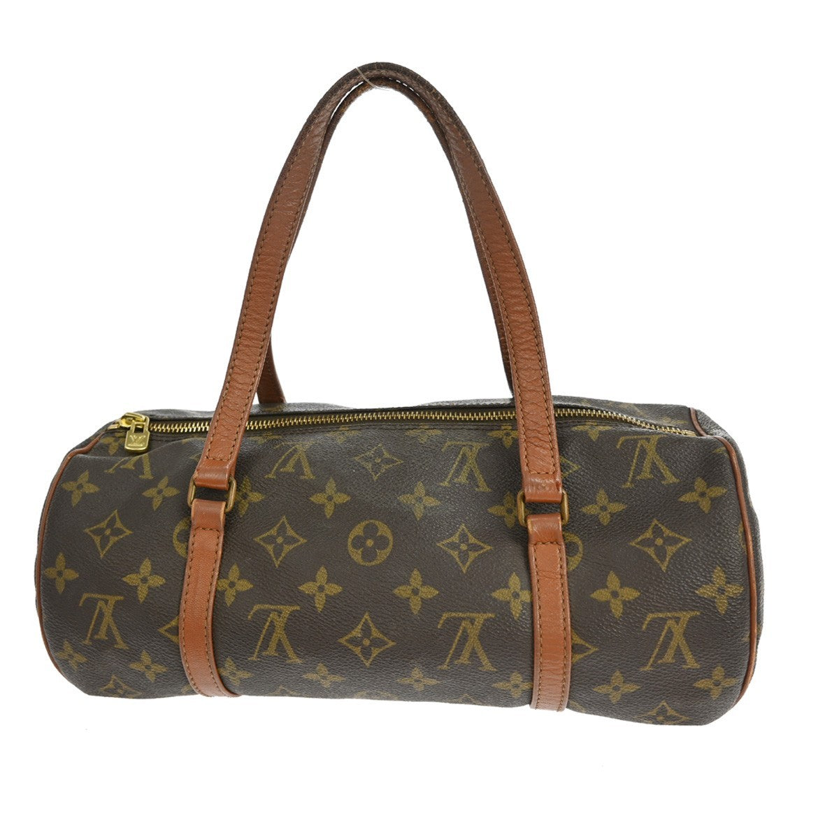 Louis Vuitton Papillon Handbag Monogram Canvas Brown Canvas Handbag ( )