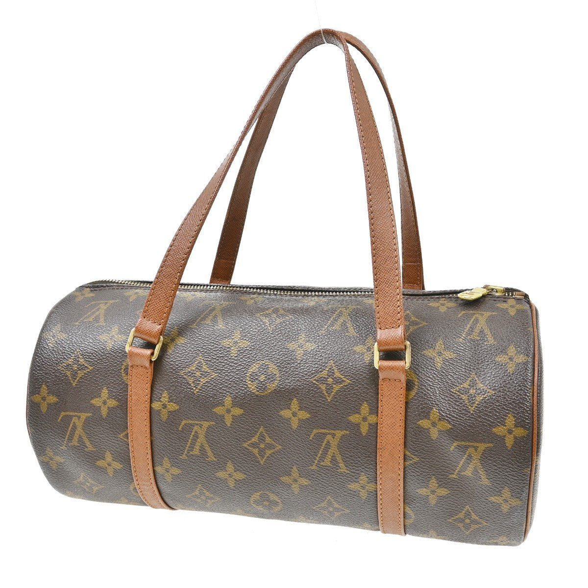 Louis Vuitton Papillon Handbag Monogram Canvas Brown Canvas Handbag ( )
