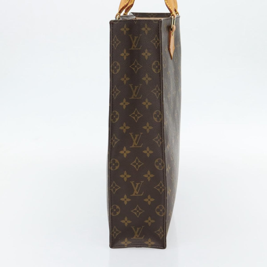 Louis Vuitton Vintage Sac Plat Bag Monogram Canvas Brown Canvas Handbag ( )