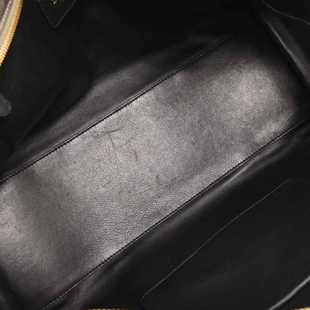 Loewe Amazona Bag Leather Gold Leather Handbag (Authentic  )