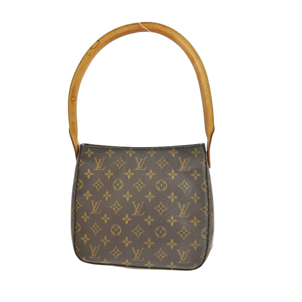 Louis Vuitton Monogram Looping Handbag Monogram Canvas Brown Canvas Handbag (Authentic  )