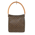 Louis Vuitton Monogram Looping Handbag Monogram Canvas Brown Canvas Handbag ( )