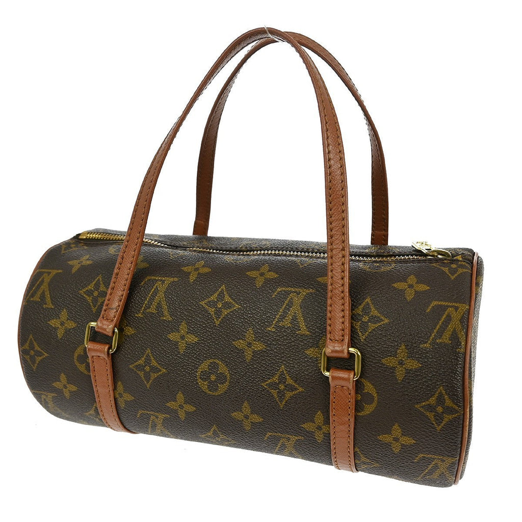 Louis Vuitton Papillon Handbag Monogram Canvas Brown Canvas Handbag ( )
