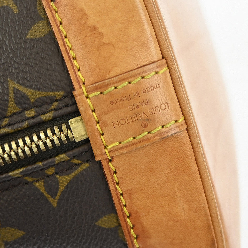 Louis Vuitton Alma Handbag Monogram Canvas Brown Canvas Handbag ( )