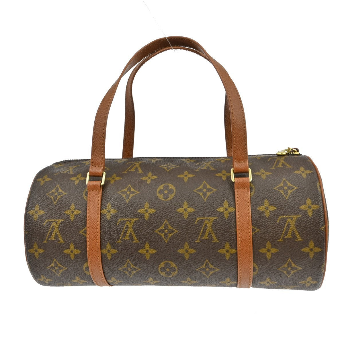 Louis Vuitton Papillon Handbag Monogram Canvas Brown Canvas Handbag ( )