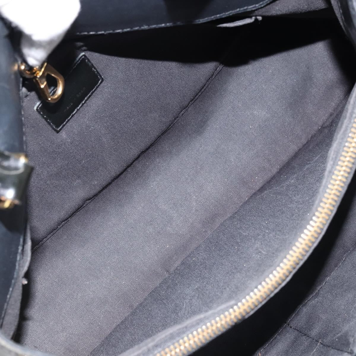Louis Vuitton Montaigne Handbag Monogram Vernis Black Patent_Leather Handbag (Authentic  )