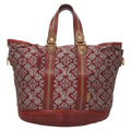 Louis Vuitton Aviator Handbag Limited Edition Monogram Jacquard Burgundy Canvas Handbag (Authentic  )