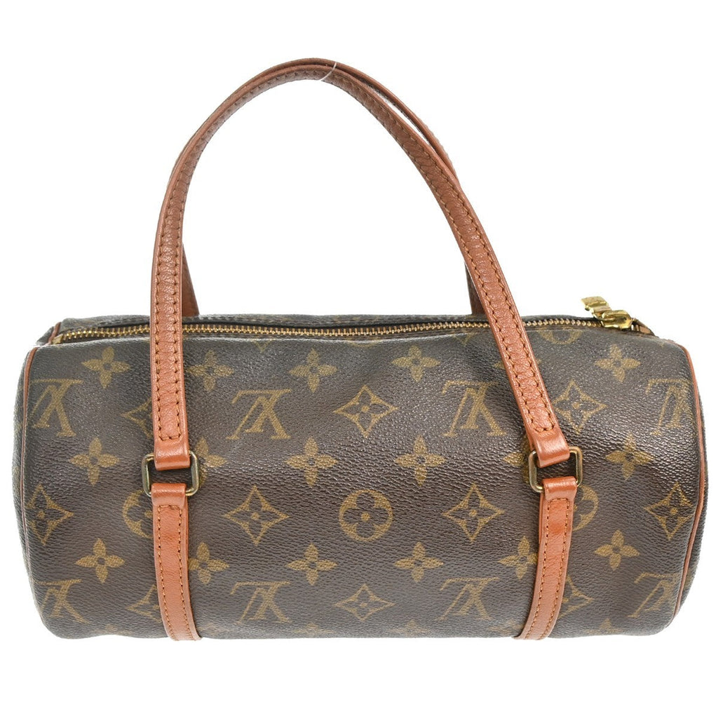 Louis Vuitton Papillon Handbag Monogram Canvas Brown Canvas Handbag ( )