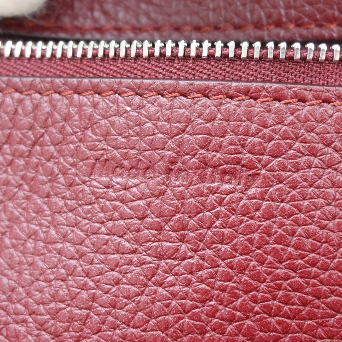 Celine Big Bag Grained Calfskin Burgundy Leather Handbag ( )