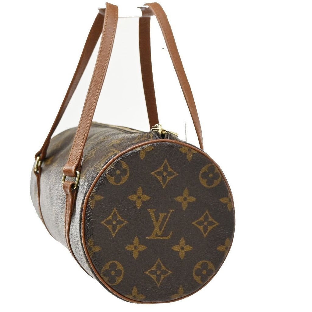 Louis Vuitton Papillon Handbag Monogram Canvas Brown Canvas Handbag ( )