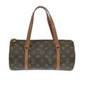 Louis Vuitton Papillon Handbag Monogram Canvas Brown Canvas Handbag ( )