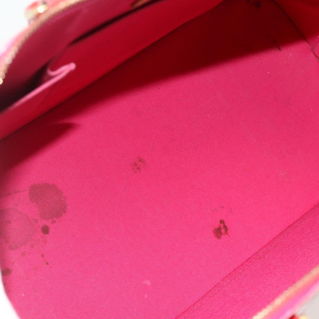 Louis Vuitton Alma Handbag Monogram Vernis Red Patent_Leather Handbag ( )